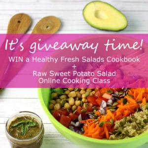 Win a copy of Healthy Fresh Salads wtih @jesselwellness #giveaway #cookbook
