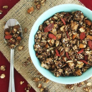 Chocolate Lovers Granola by @JesseLWellness