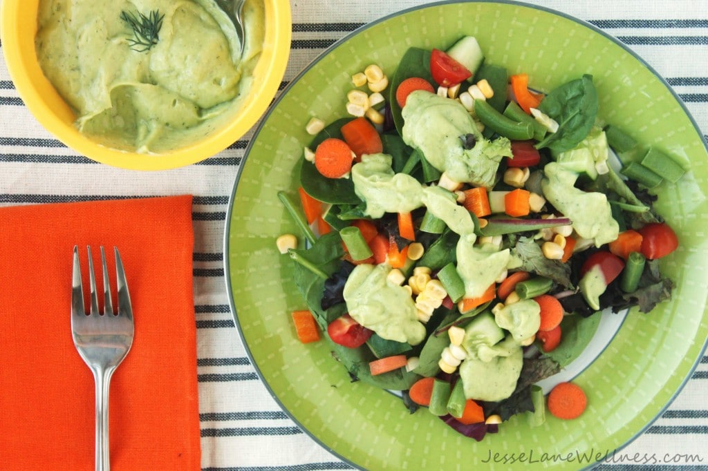 Farmer's Market Ranch Salad by @JesseLWellness #salad