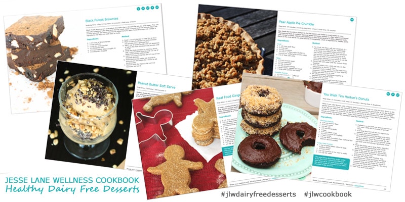 Jesse Lane Wellness Cookbook Healthy Dairy Free Desserts Sneak Peek