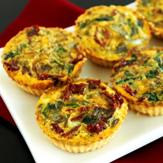 Mini Mediterranean Gluten Free Quiche (paleo) by Jesse Lane Wellness