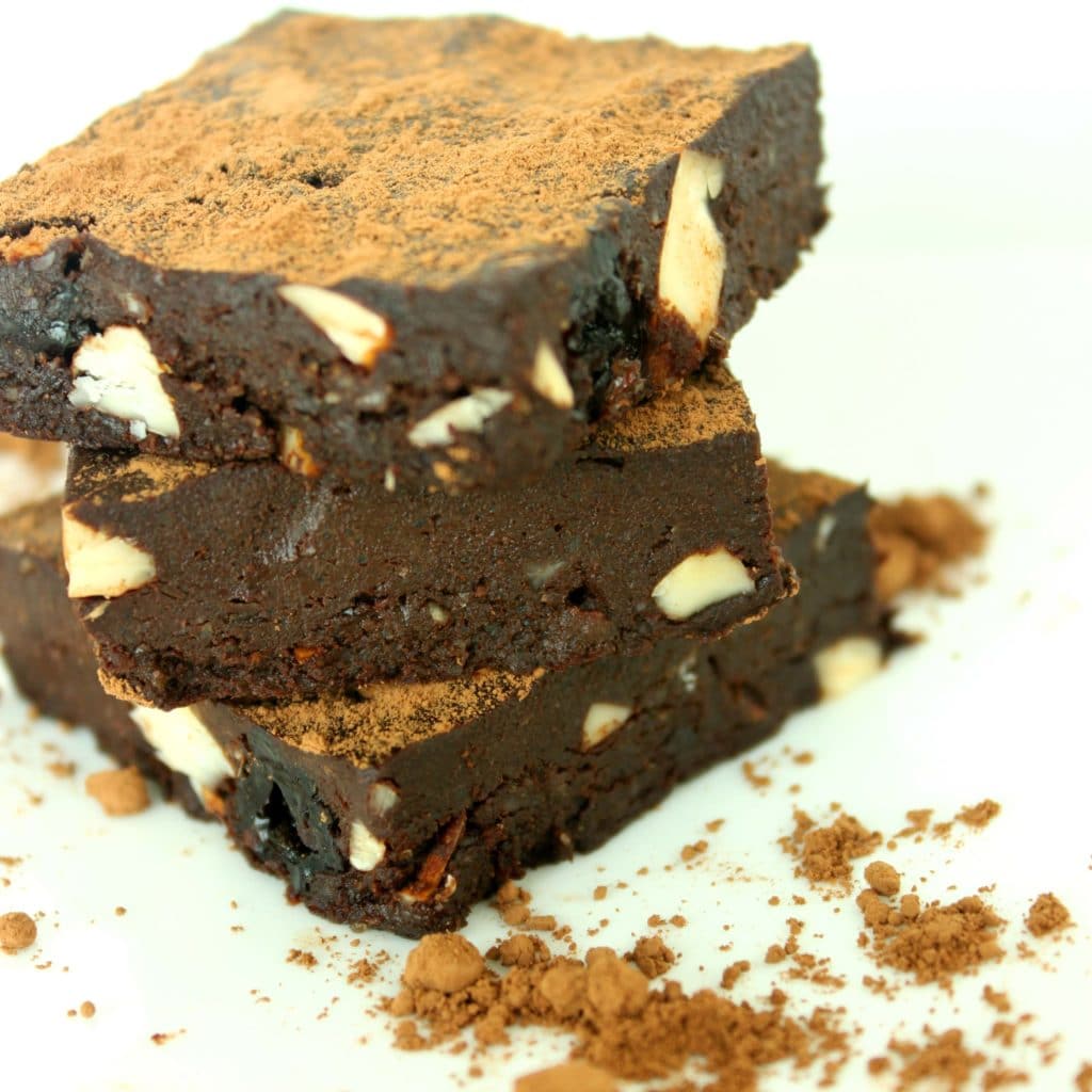 Raw Black Forest Brownies by Jesse Lane Wellness