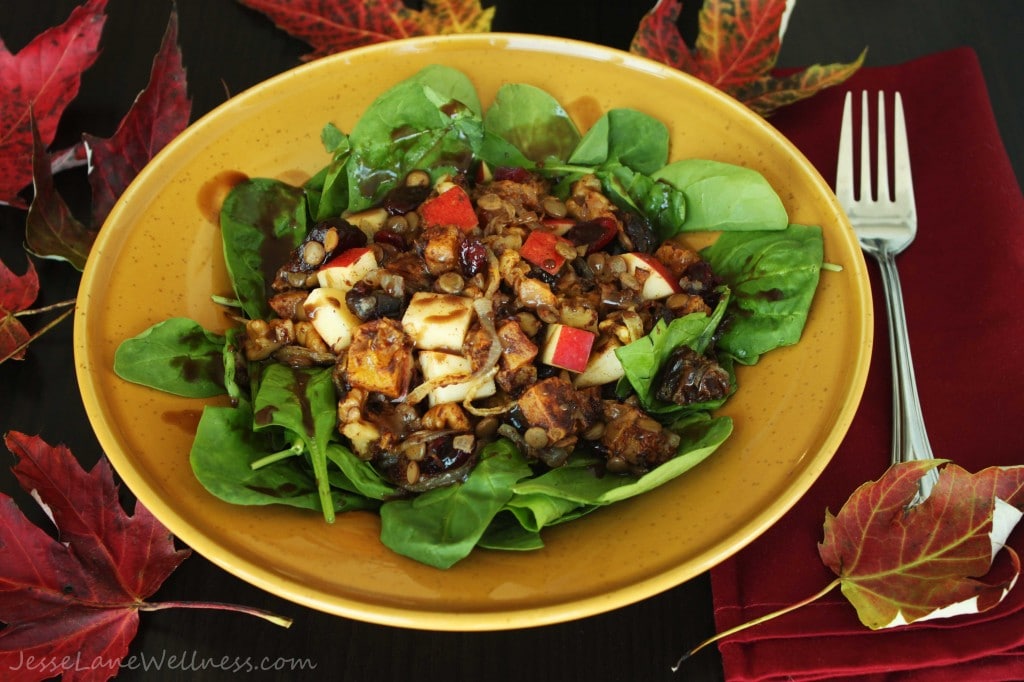 Sweet Autunm Salad by @JesseLWellness #dairyfree