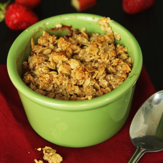 Strawberry Rhubarb Crisp by Jesse Lane Wellness
