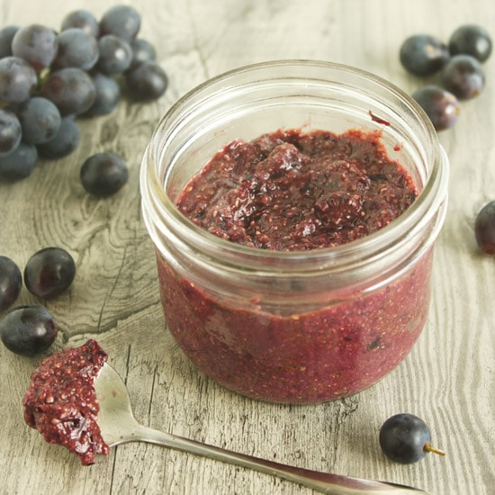 Coronation Grape Chia Jam by Jesse Lane Wellness