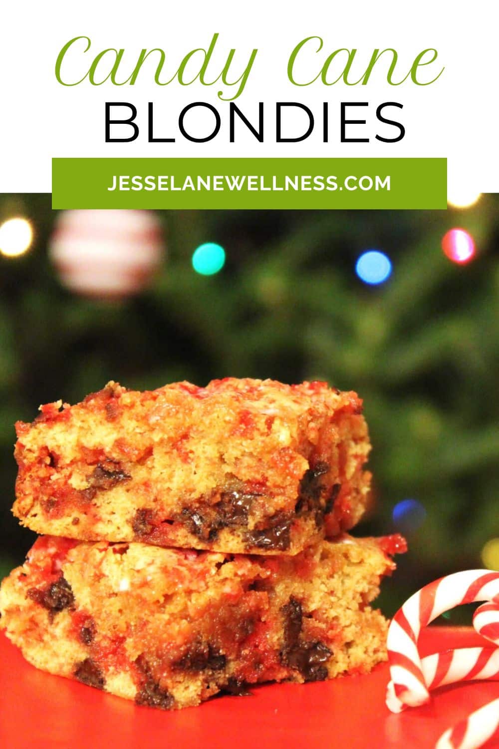 Candy Cane Blondies Pin
