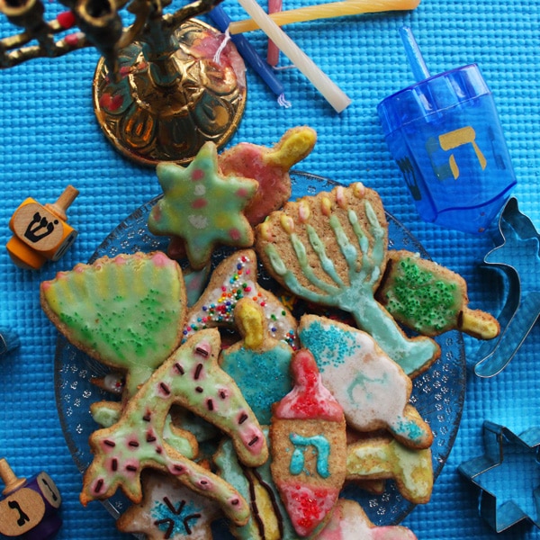 Spelt Sugar Cookies by @JesseLWellness #sugarcookies #chanukah