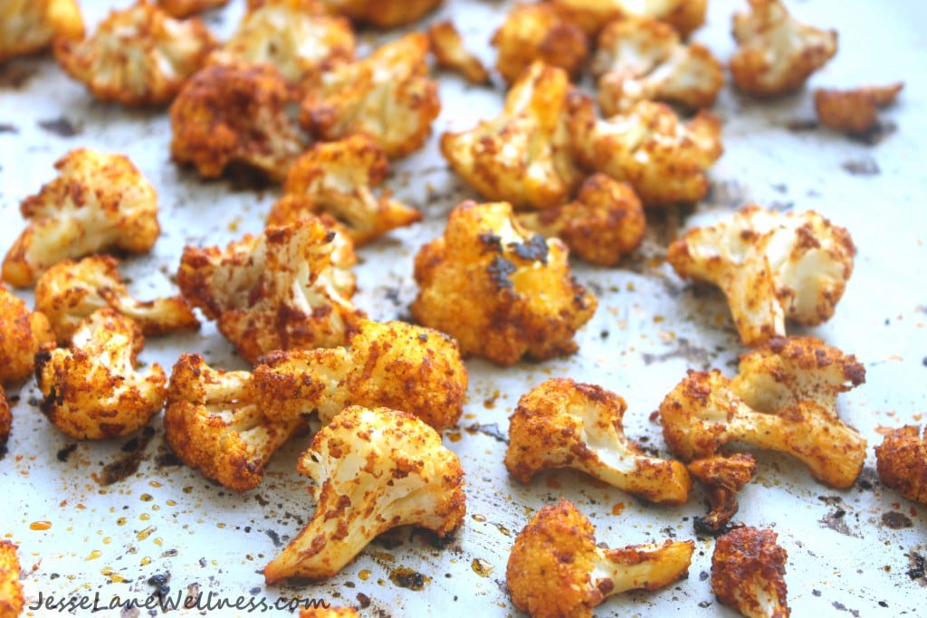 Roasted Curry Cauliflower by @jesselwellness #cauliflower #glutenfree
