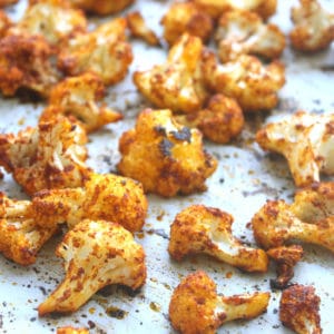 Roasted Curry Cauliflower by Jesse Lane Wellness #cauliflower #glutenfree