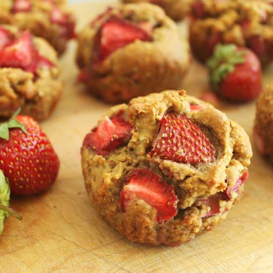 Gluten Free Strawberry Rhubarb Muffins by Jesse Lane Lee