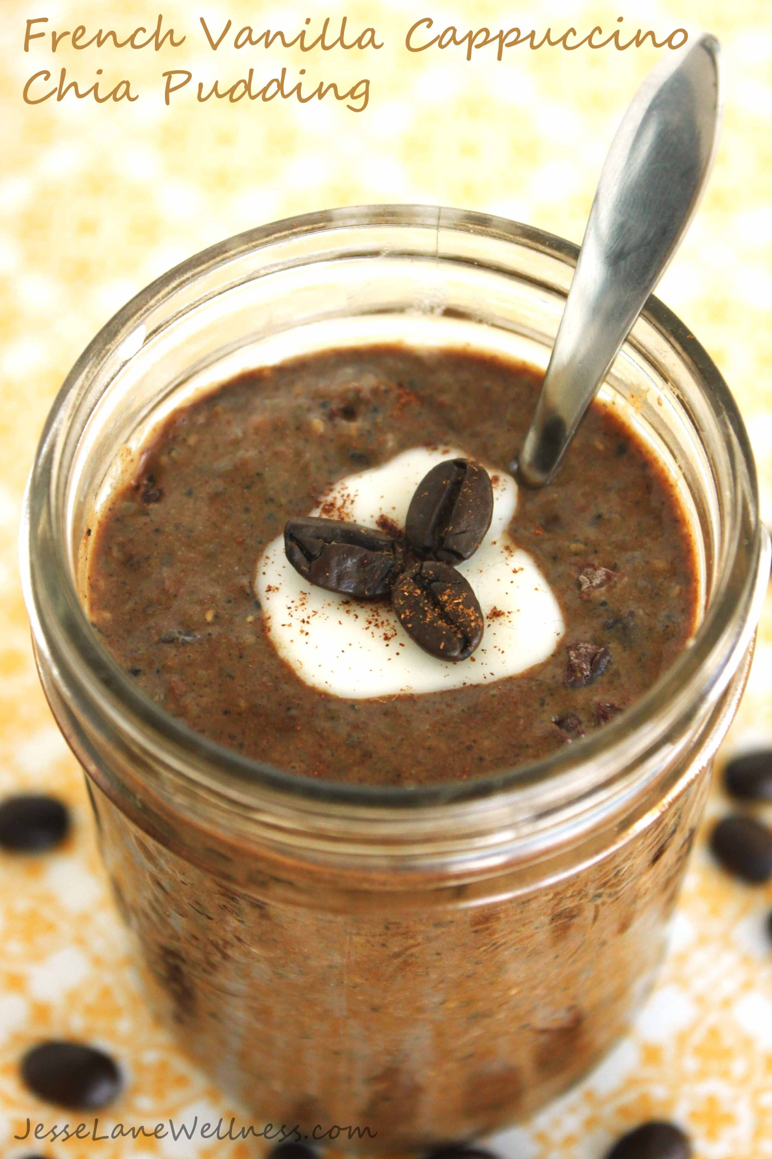 French Vanilla Cappuccino ­­­Chia Pudding - Purely Inspired