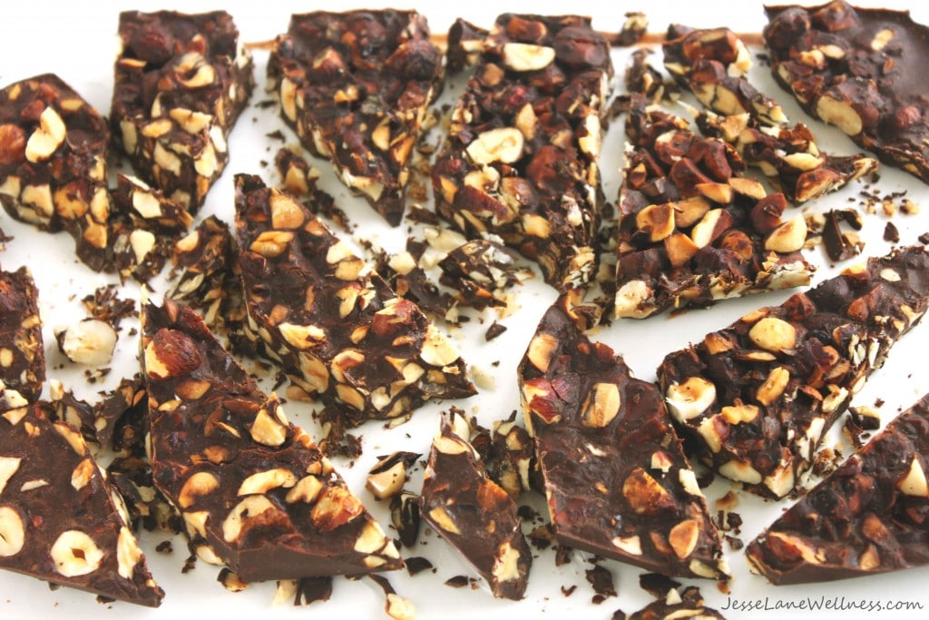 Carob Hazelnut Bark by @jesselwellness #carob #dairyfree