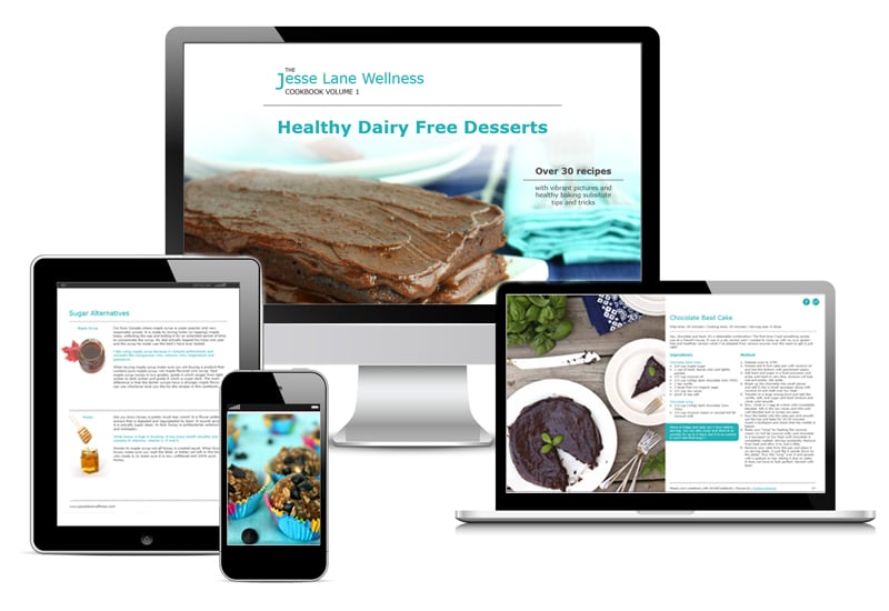 Jesse Lane Wellness Healthy Dairy Free Desserts Digital by @jesselwellness Jesse Lane Wellness Healthy Dairy Free Desserts Digital