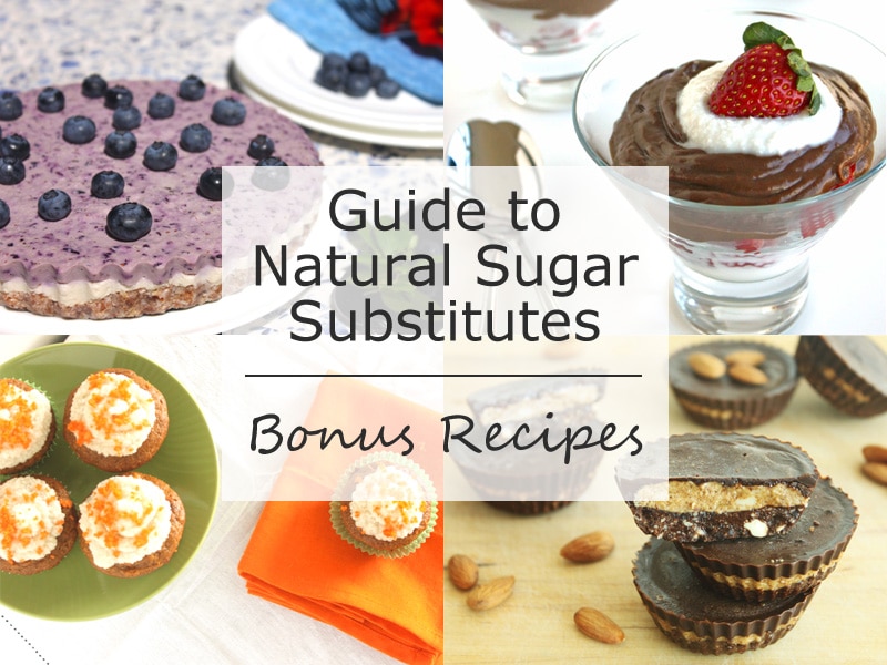 Bonus Recipes in Guide to Natural Sugar Substitutes by @jesselwellness #healthydessert #recipes