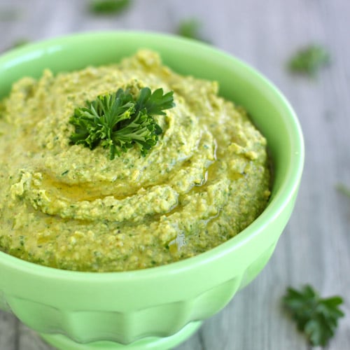 Detox Green Hummus by Jesse Lane Wellness