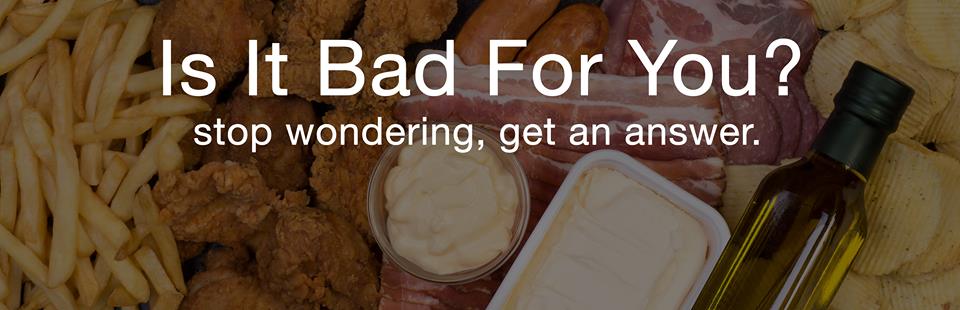 Is it bad for you giveaway