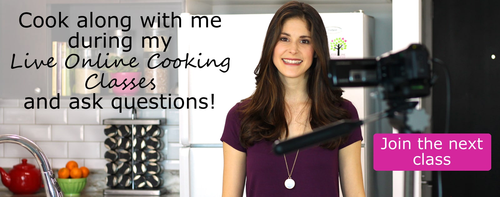 Live Online Cooking Class Slider