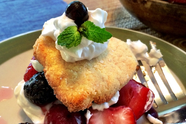 No Sugar Desserts Recipe Roundup with @jesselwellness - Very Berry Shortcake #shortcake #sugarfree