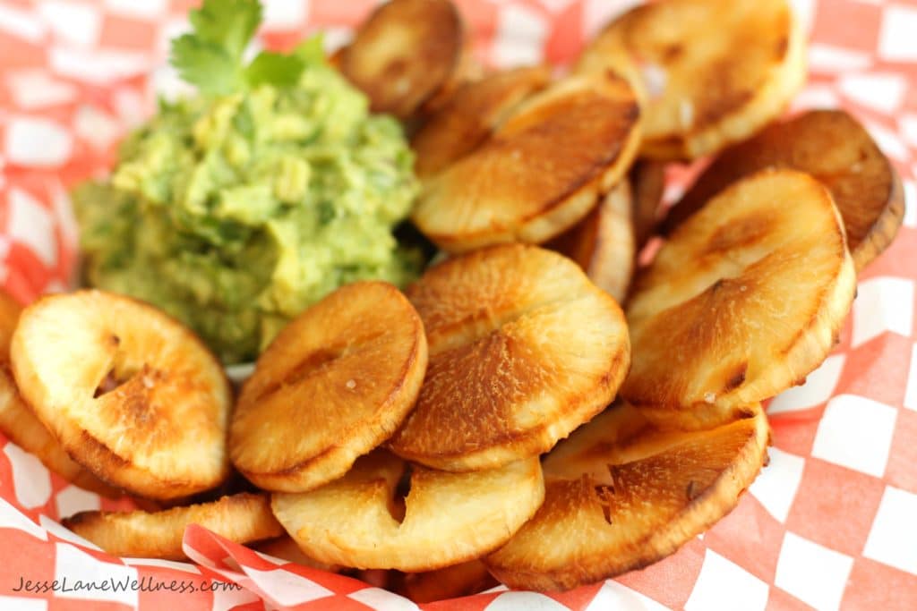 Baked Yuca Chips and Live Online Cooking Class with Jesse Lane