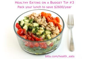 Healthy Eating on a Budget Tip 3 pack your lunch by @jesselwellness #lunch #healthyeats