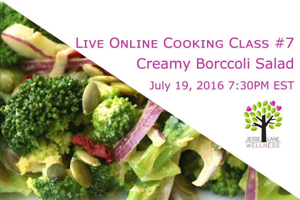 Creamy Broccoli Salad Online Cooking Classe Signup