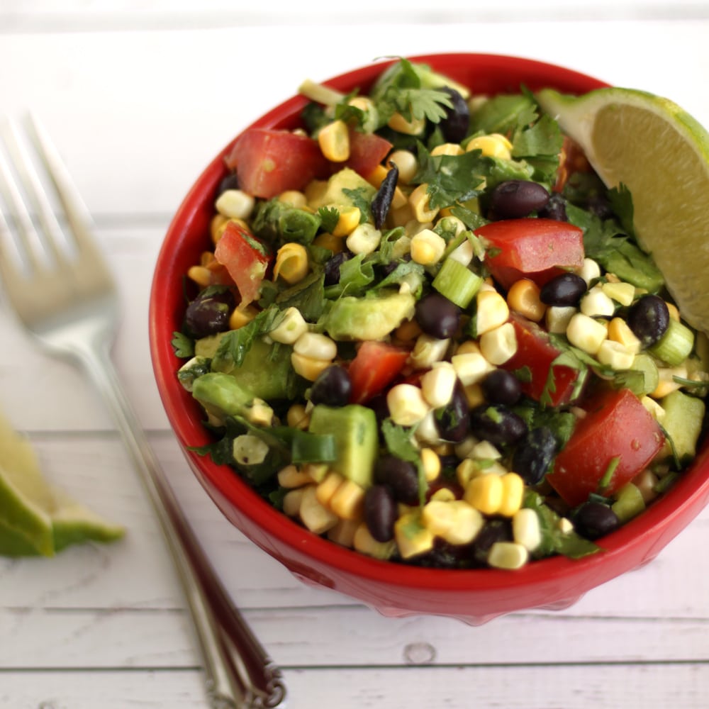 Corn Salsa Salad by Jesse Lane Lee author of Healthy Fresh Salads