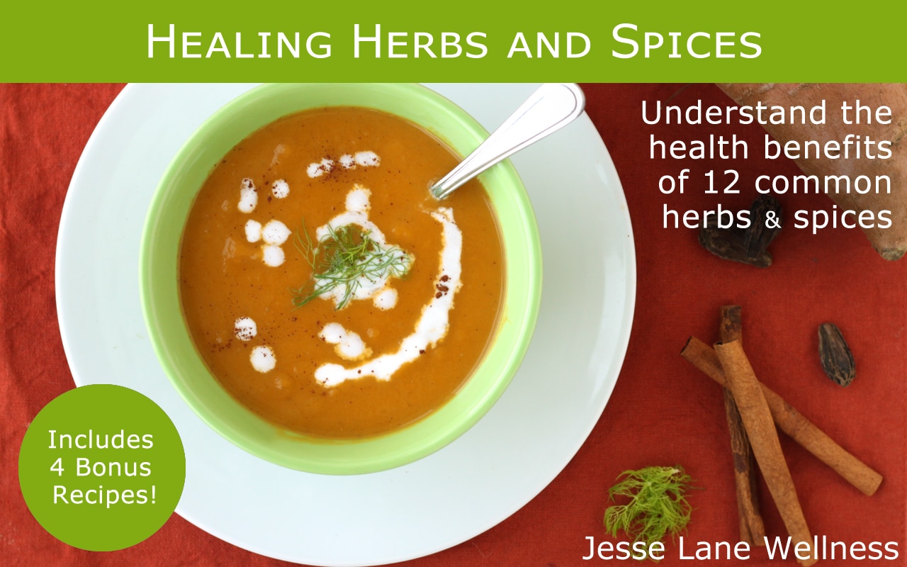 Healing Herbs and Spices FREE ebook by @jesselwellness #spices #herbs