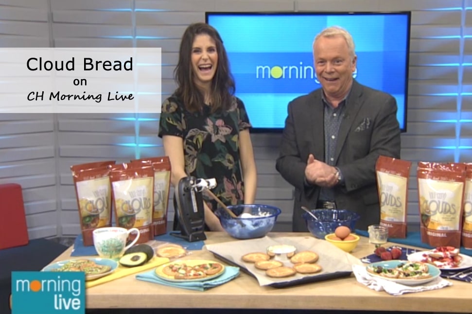 CH Morning Live - Cloud Bread with @jesselwellness #bread #cloudbread