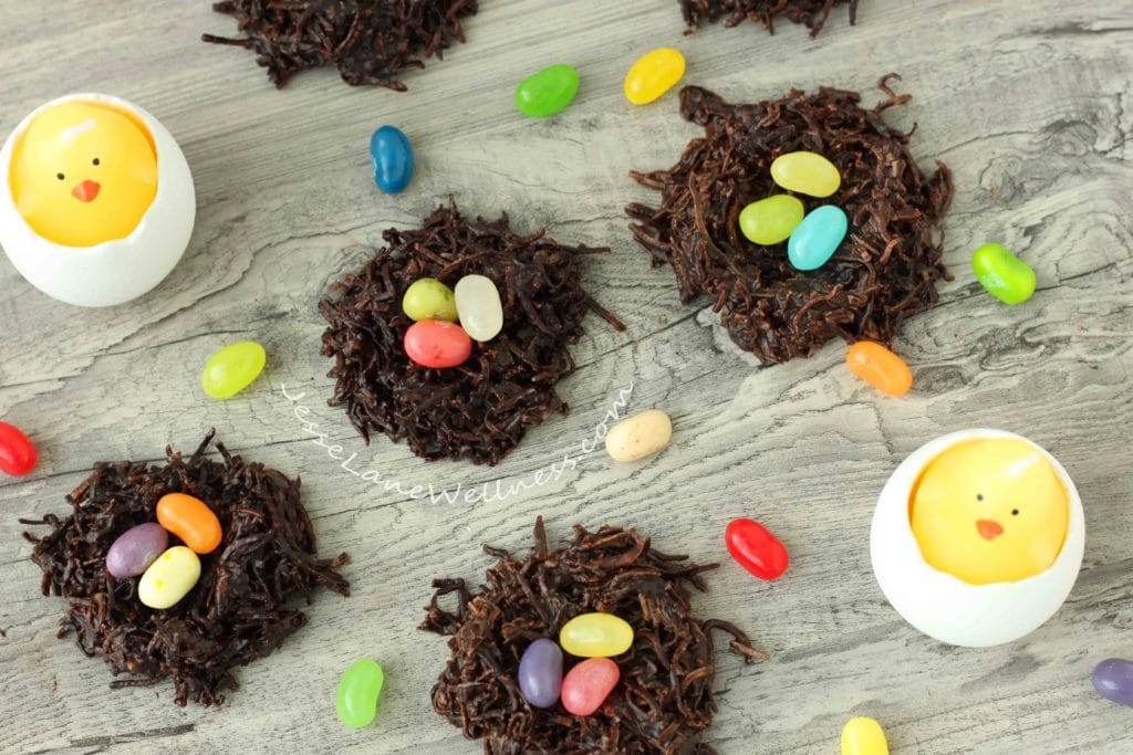 Chocolate Coconut Easter Nests By Jesse Lane Wellness