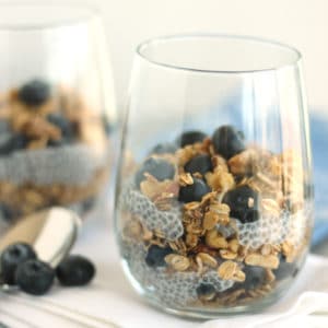 Chia Blueberry Parfait 