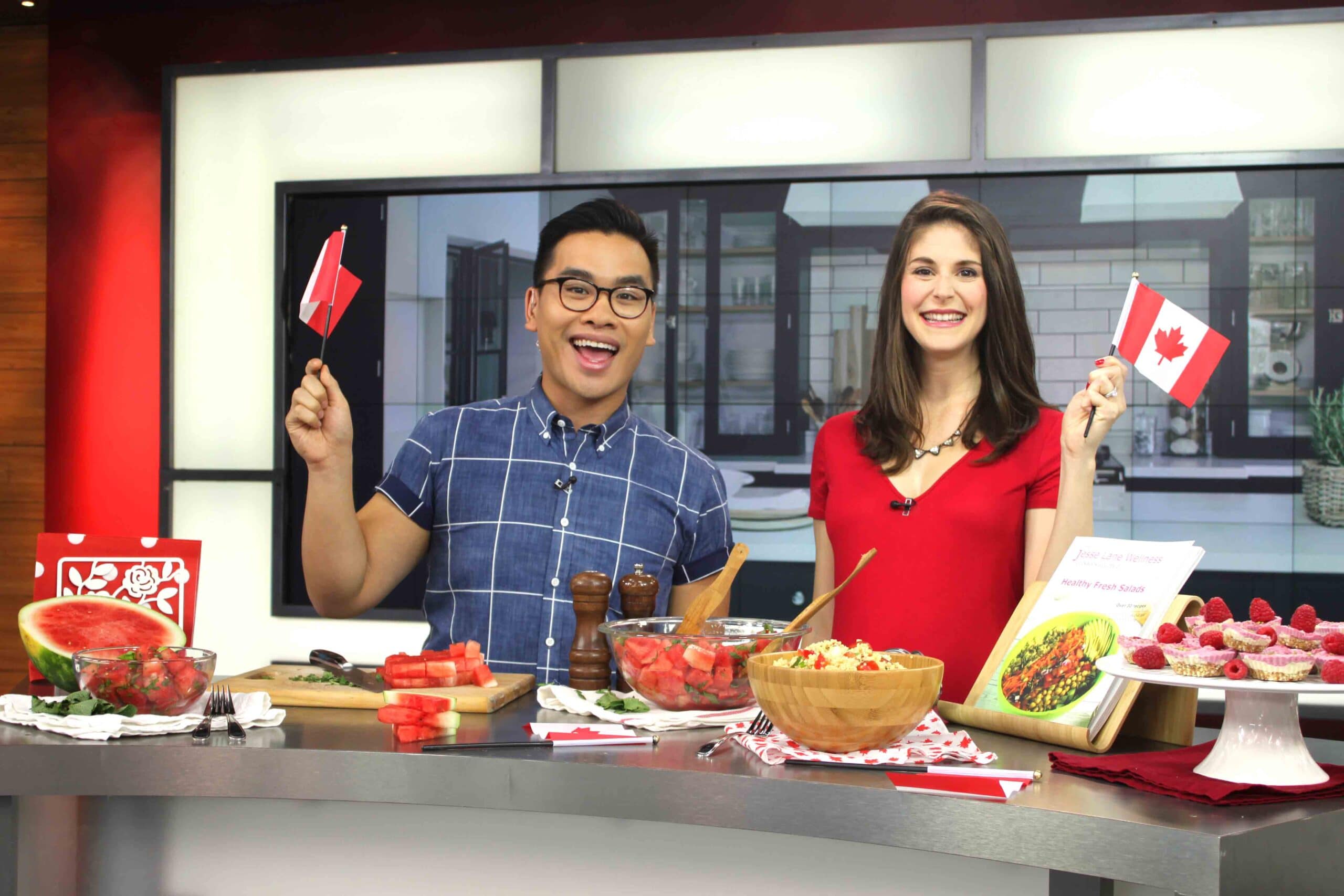 Healthy Canada Day Recipes on The Morning Show with @jesselwellness #longweekend #canada150