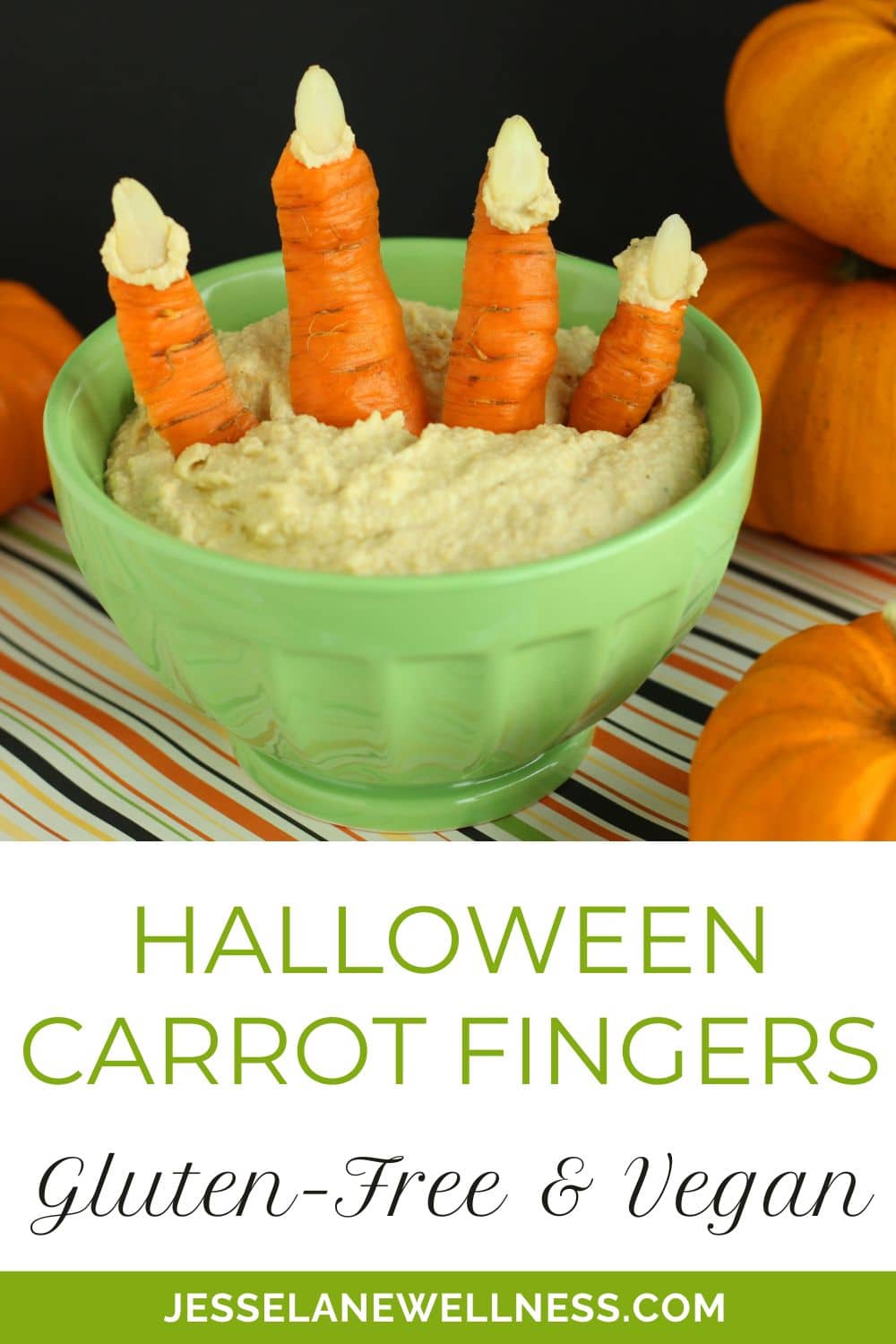 Halloween Carrot Fingers Pin