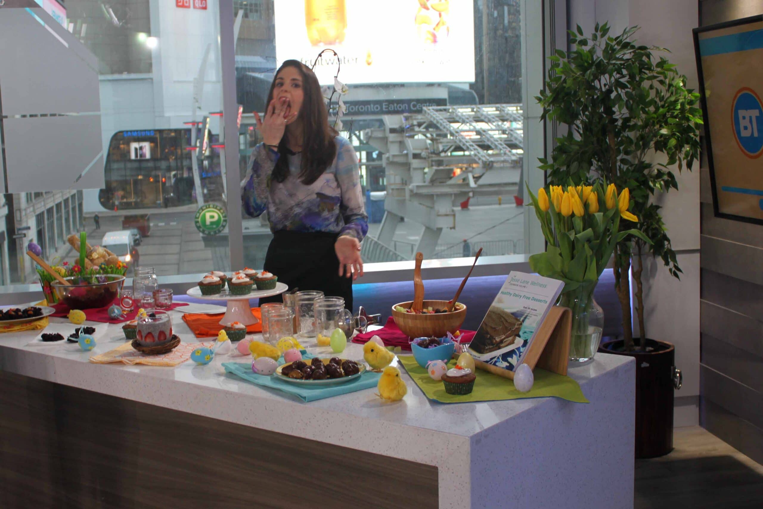 Healthy Easter Treats on Breakfast Television with @jesselwellness #healthytreats