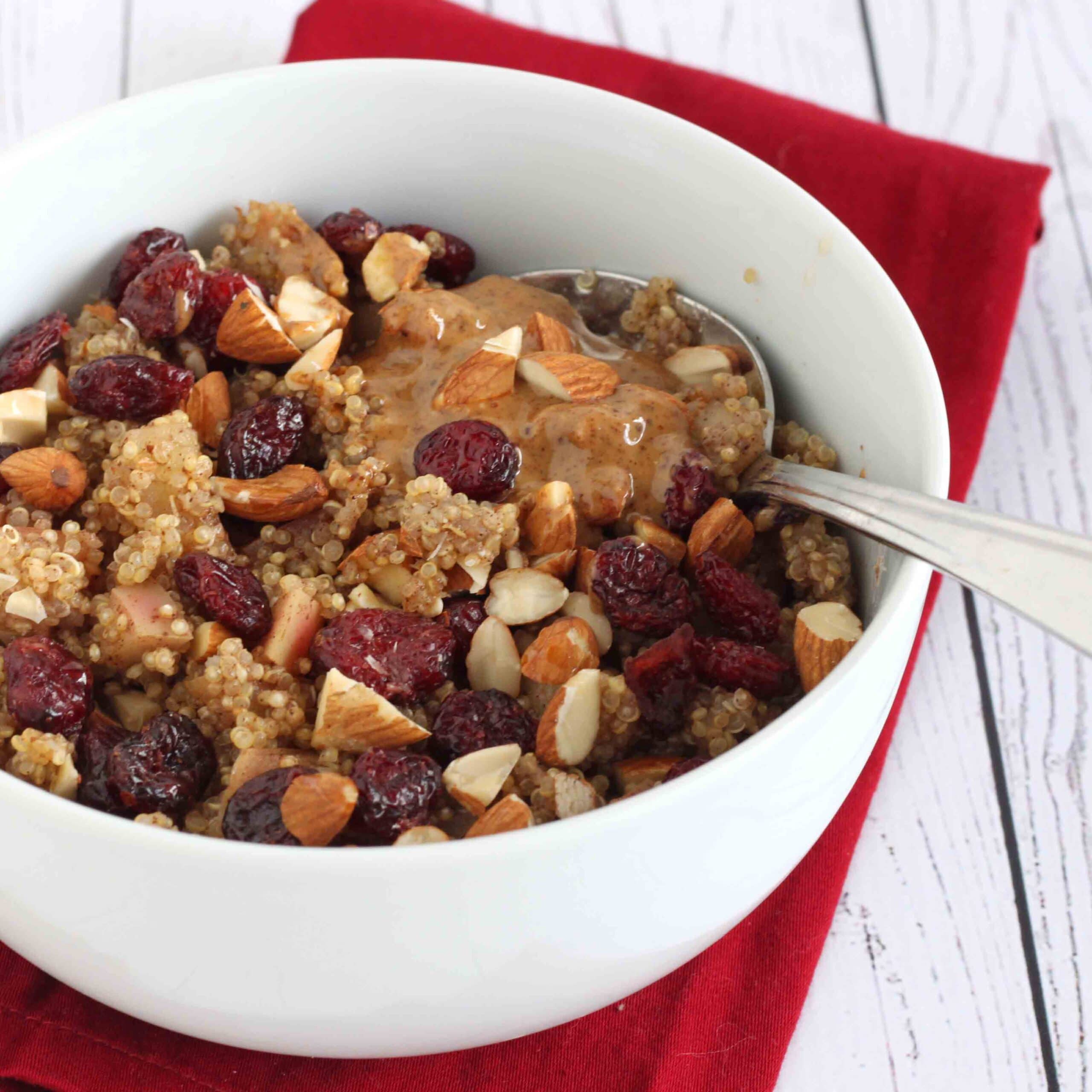 Apple Cinnamon Quinoa for Breakfast - recipe by Jesse Lane Lee