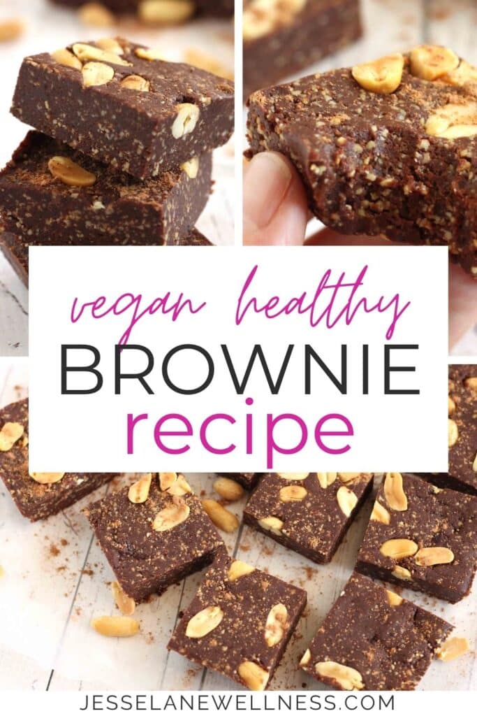 Peanut Butter Brownie Recipe Pin