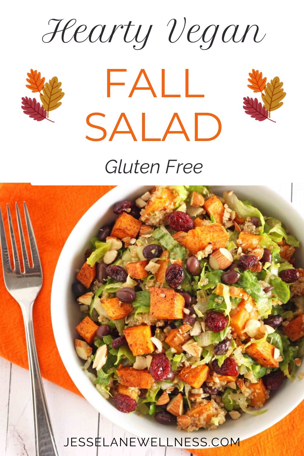 Hearty Vegan Fall Salad Pin