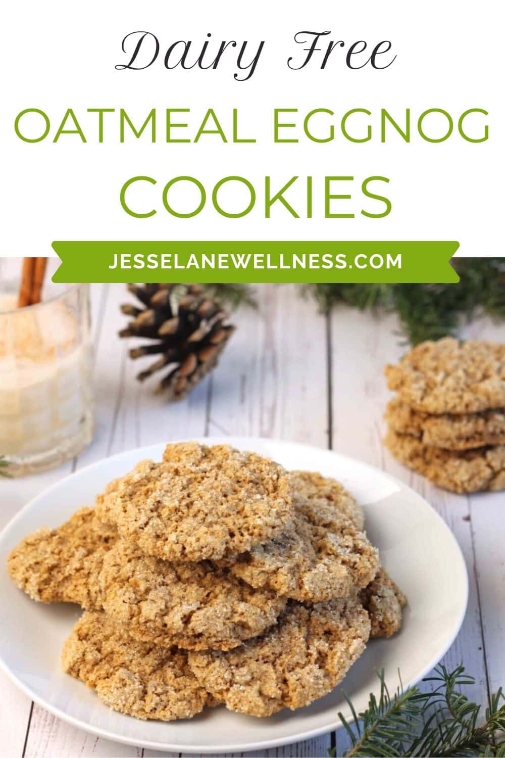 Oatmeal Eggnog Cookies Pin