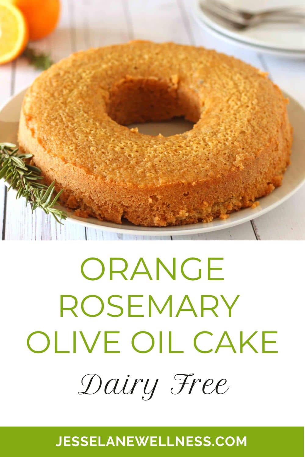 Orange Rosemary Olive Oil Cake Pin