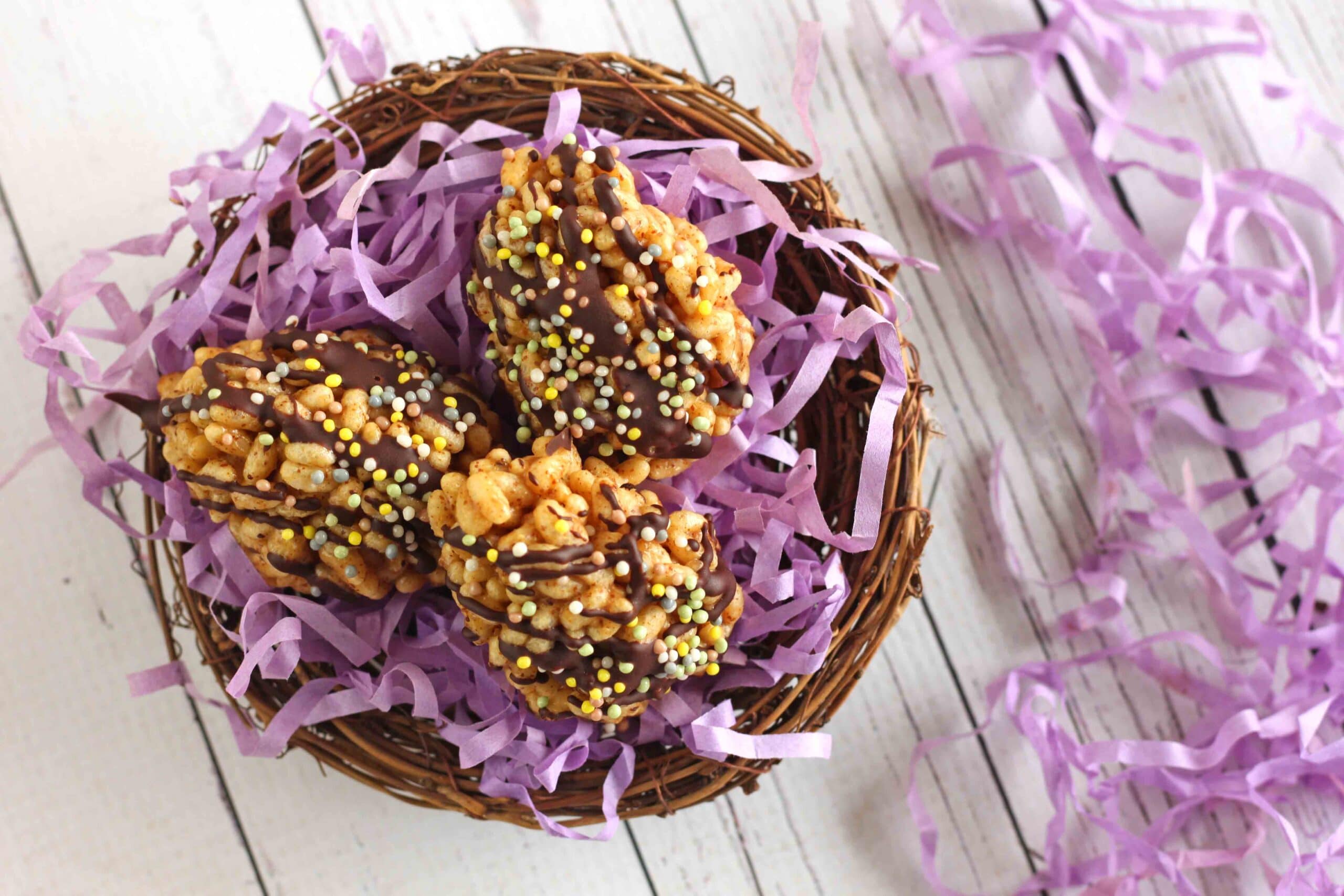 Crispy Rice Easter Eggs by Jesse Lane Lee