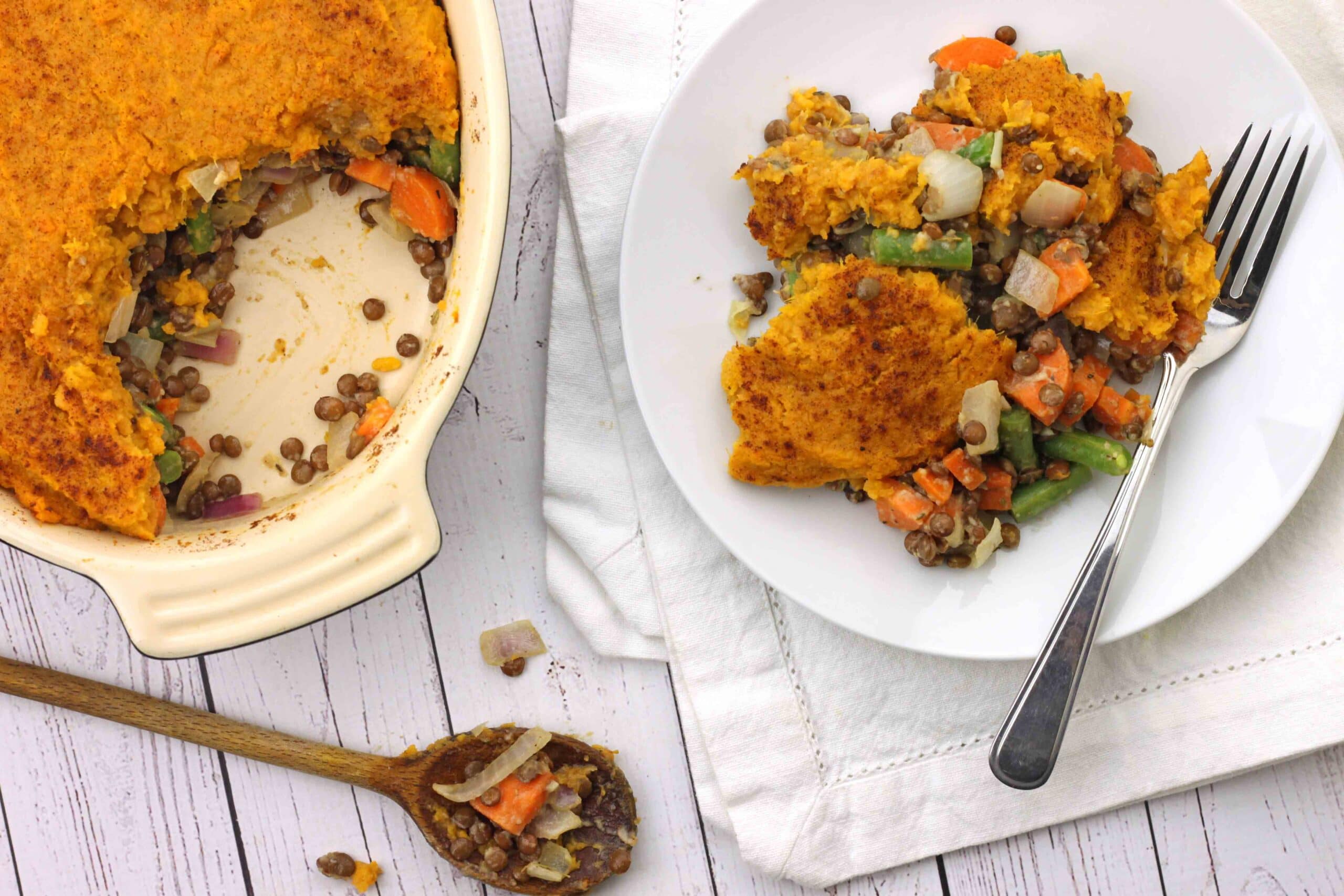 Lentil Sweet Potato Pie by Jesse Lane Lee
