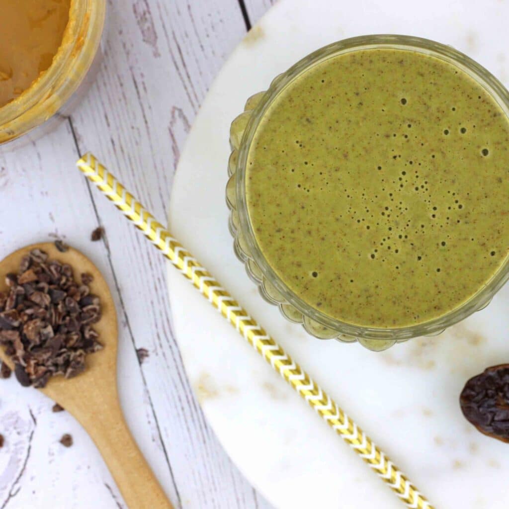 Protein Peanut Butter Cup Smoothie by Jesse Lane Wellness