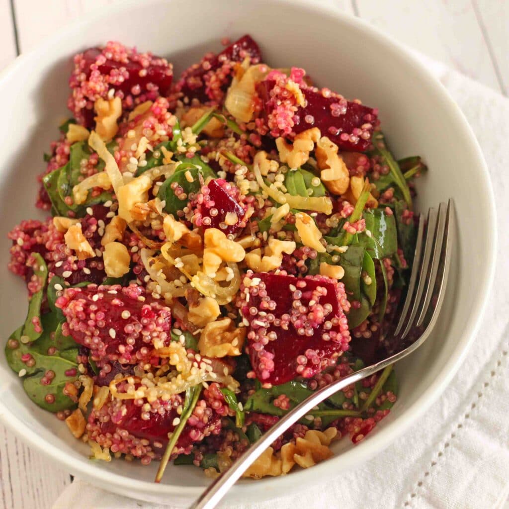 Homemade Pickled Beet and Quinoa Salad Recipe by Jesse Lane Wellness