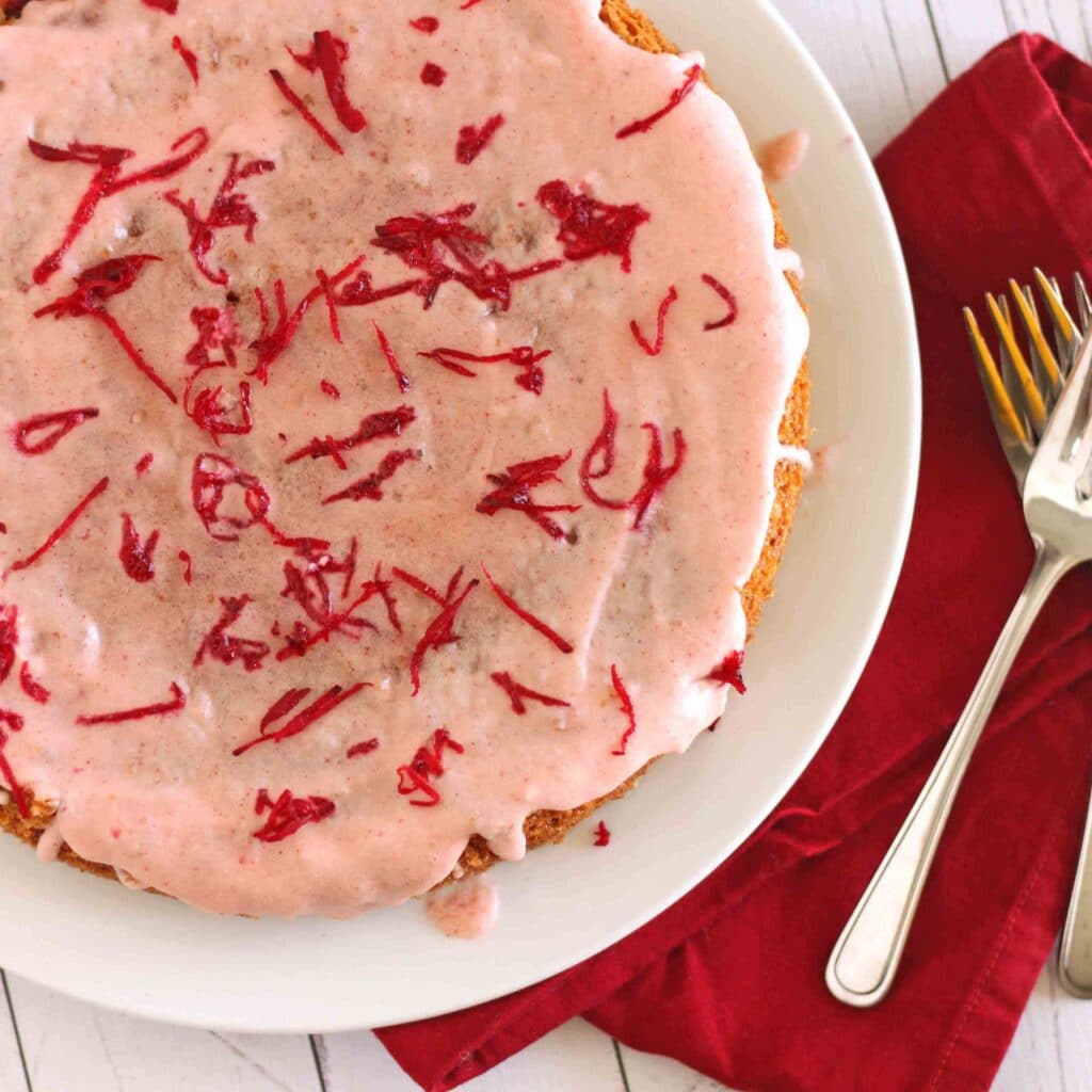 Let Them Beet Cake with Spelt Flour by Jesse Lane Lee