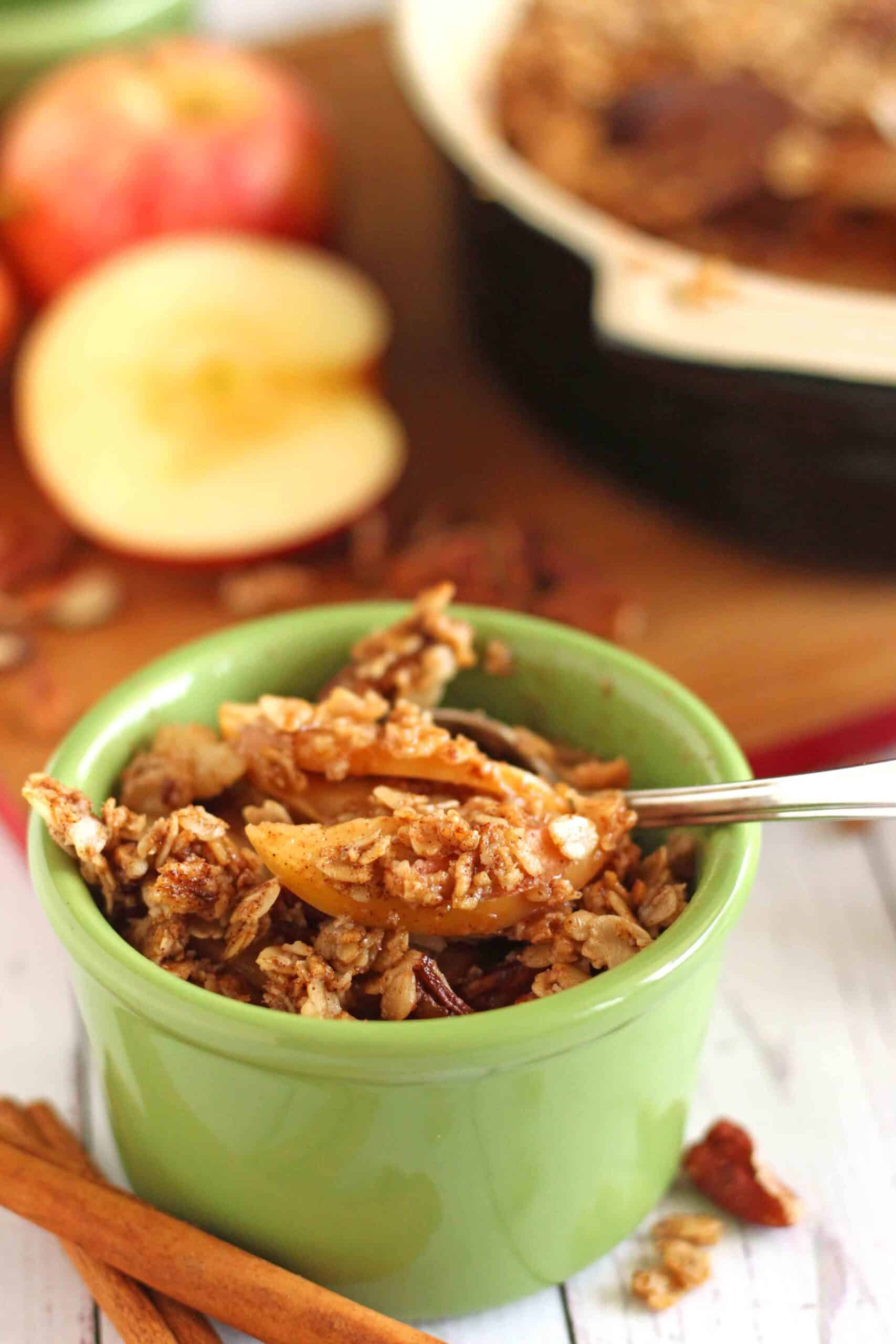 Pecan Apple Crisp Gluten-Free Recipe by Jesse Lane Lee