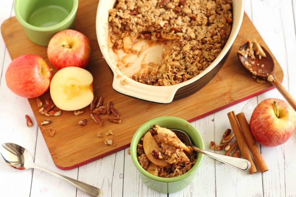 Pecan Apple Crisp Recipe by Jesse Lane Wellness