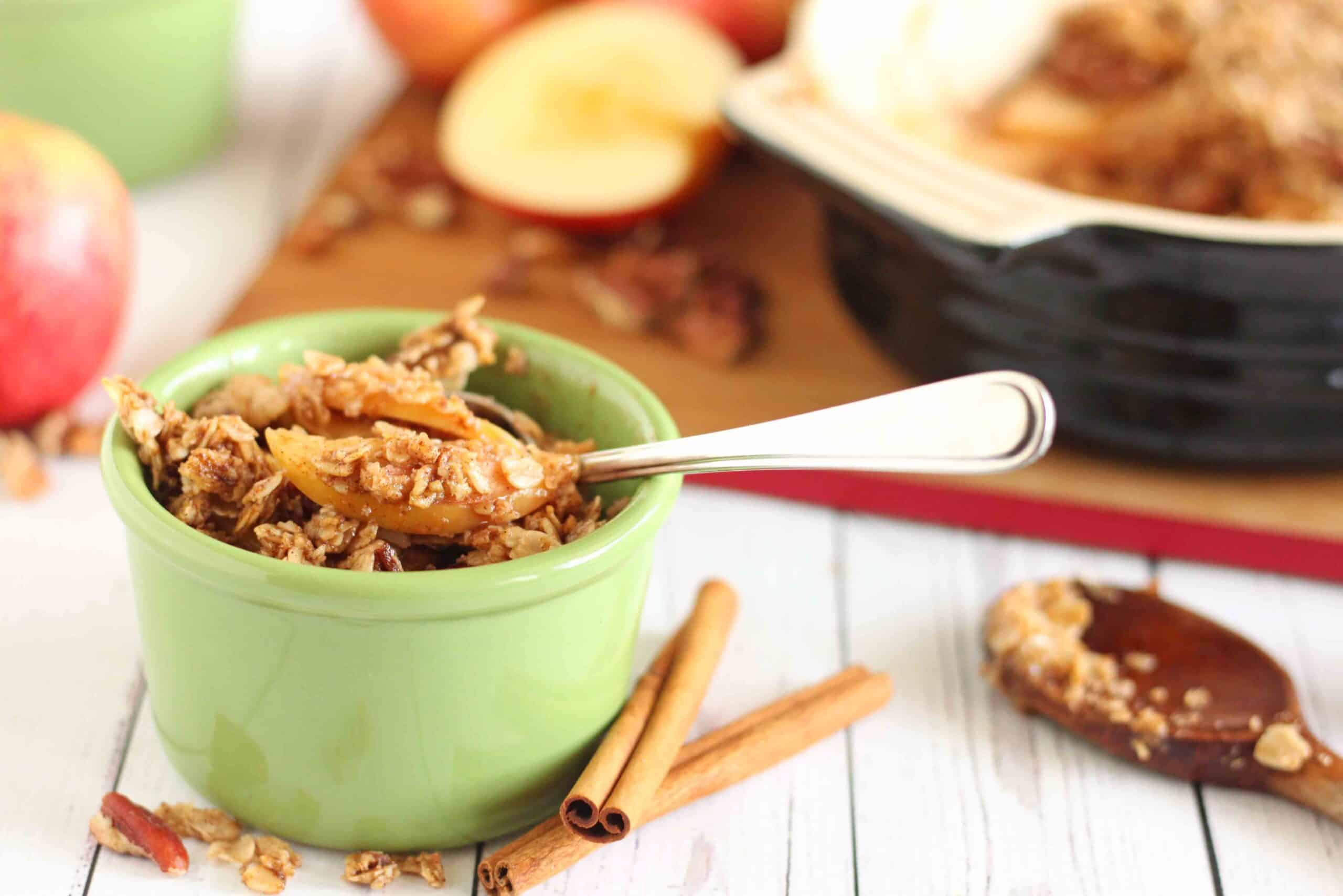 Pecan Apple Crisp by Jesse Lane Lee