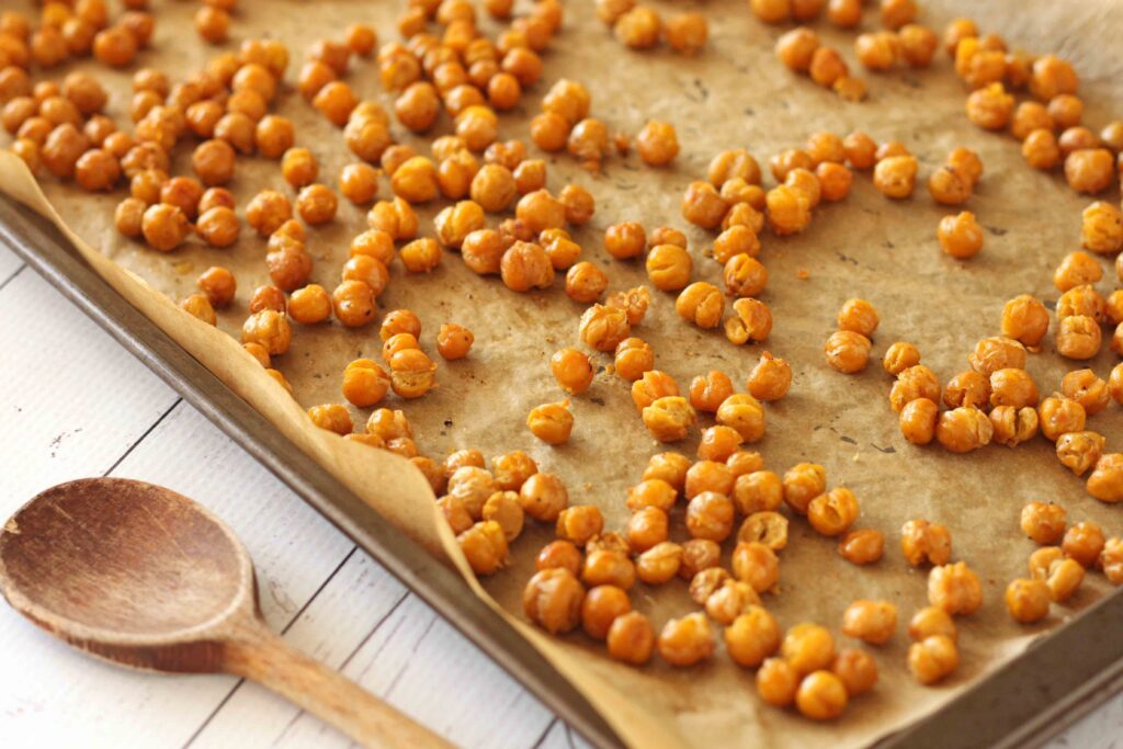 Salt & Vinegar Crispy Chickpeas by Jesse Lane Wellness