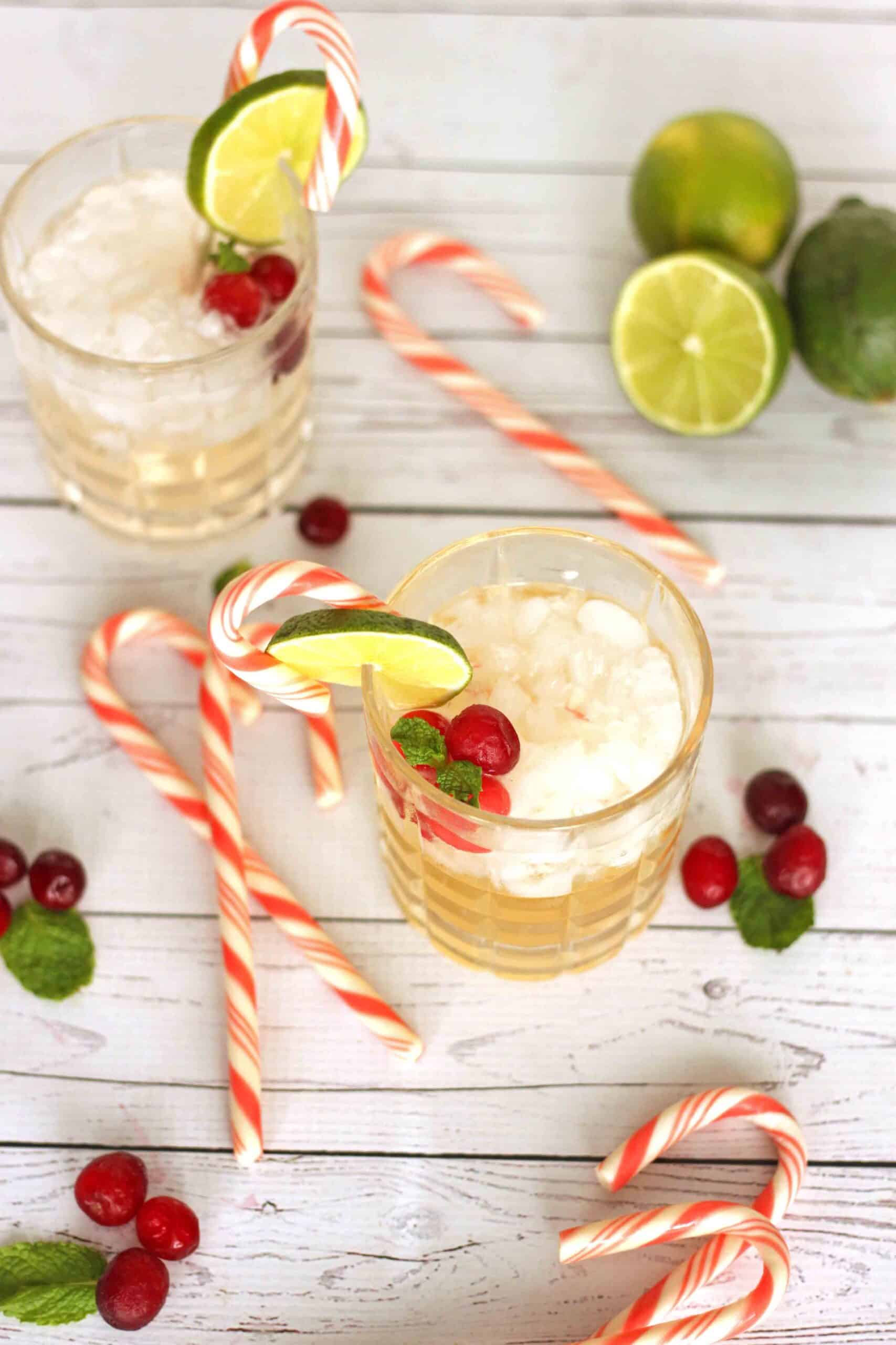 Candy Cane Mule Cocktail Recipe by Jesse Lane Wellness