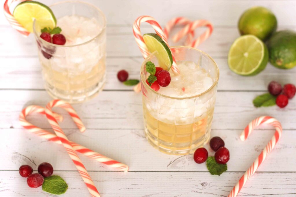 Candy Cane Mule Cocktail by Jesse Lane Lee