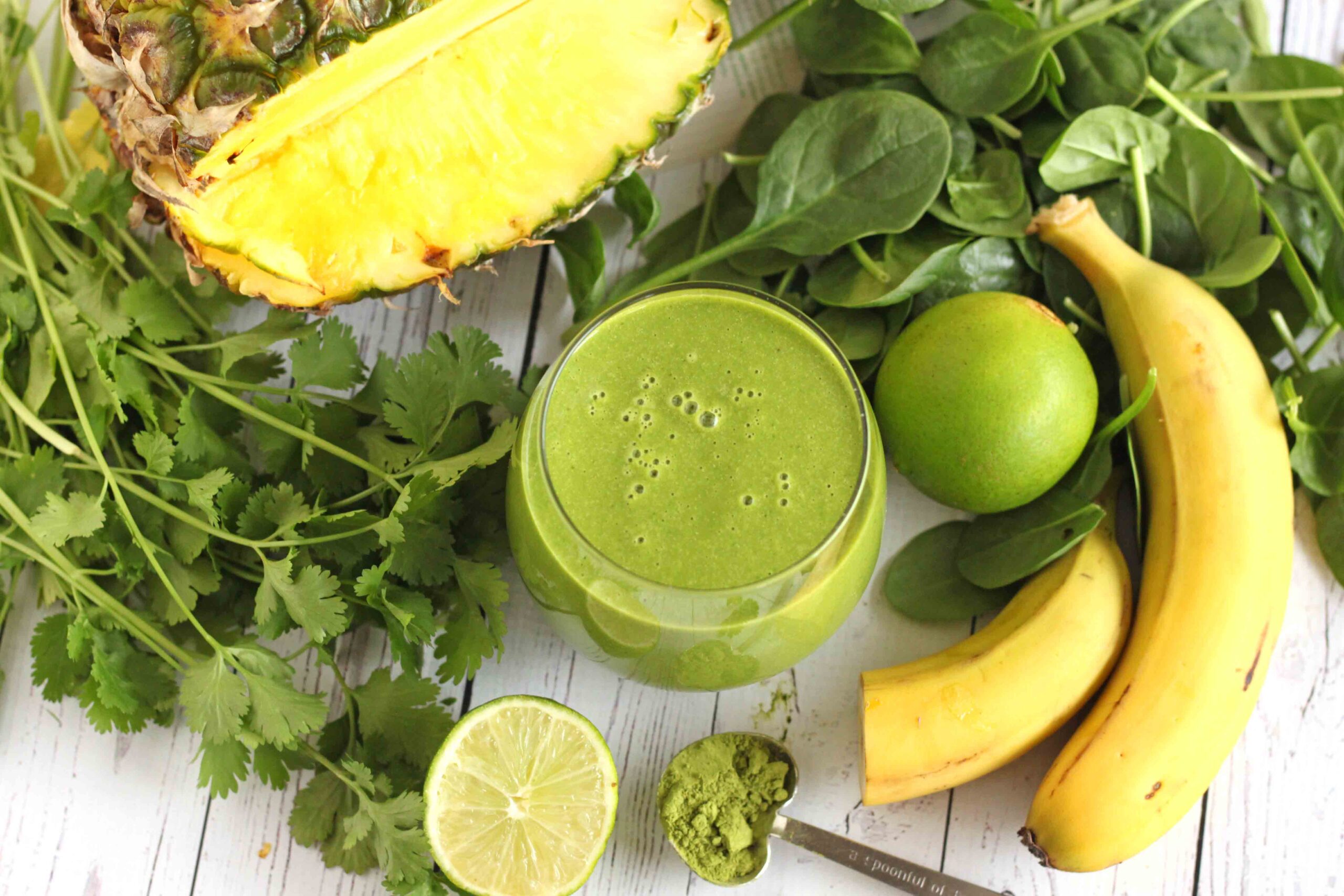 Wakeup Matcha Green Smoothie by Jesse Lane Lee